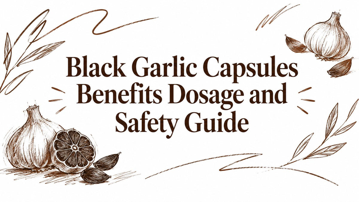 Black Garlic Capsules Benefits Dosage and Safety Guide
