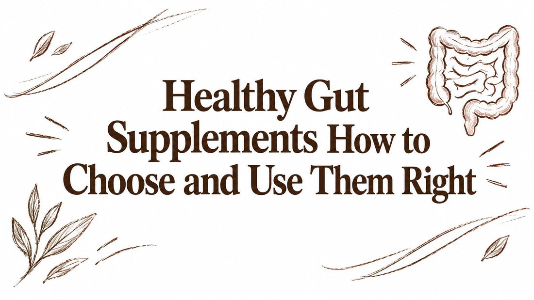 Healthy Gut Supplements How to Choose and Use Them Right