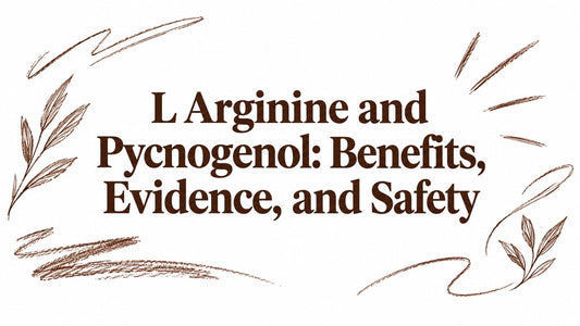 L Arginine and Pycnogenol: Benefits, Evidence, and Safety