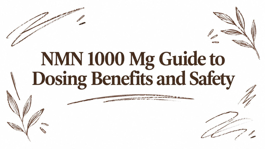 NMN 1000 Mg Guide to Dosing Benefits and Safety