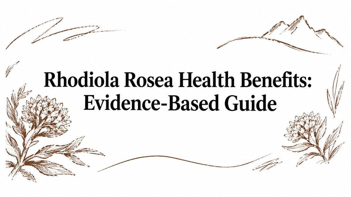 Rhodiola Rosea Health Benefits: Evidence-Based Guide