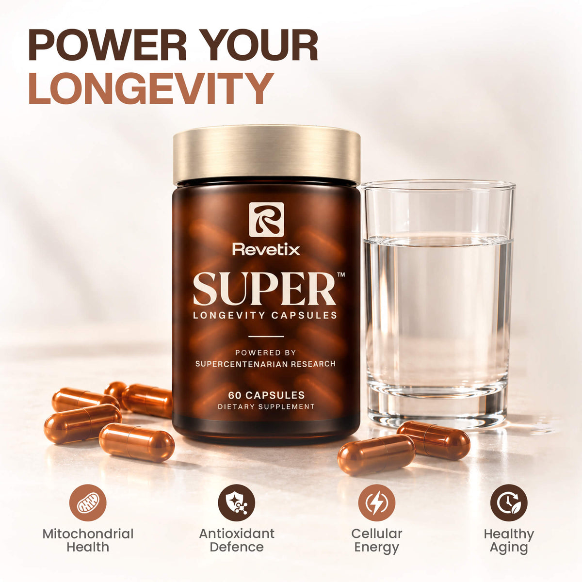 Revetix SUPER™ Longevity Capsules