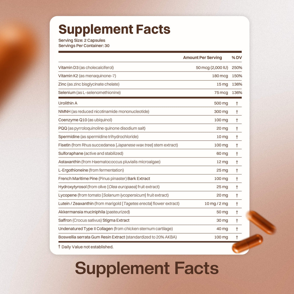 Revetix SUPER™ Longevity Capsules