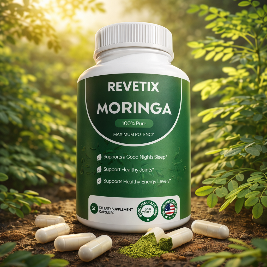 best moringa supplement Revetix bottle