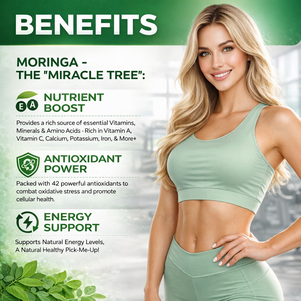 best moringa supplement green superfood capsules