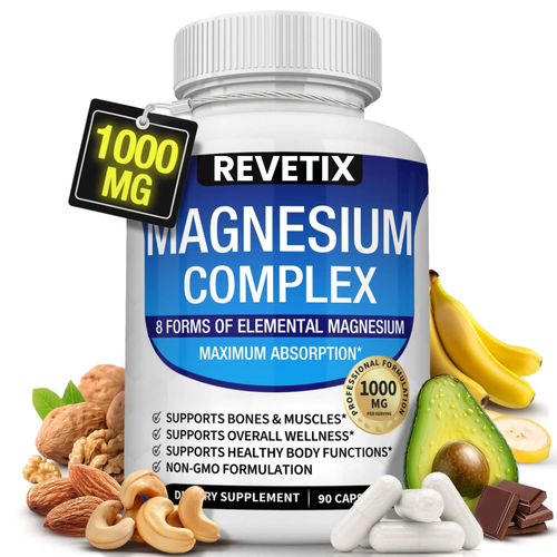 magnesium complex supplement Revetix bottle